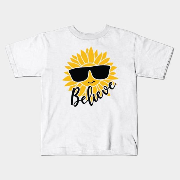 Believe Art Kids T-Shirt by Shop Ovov